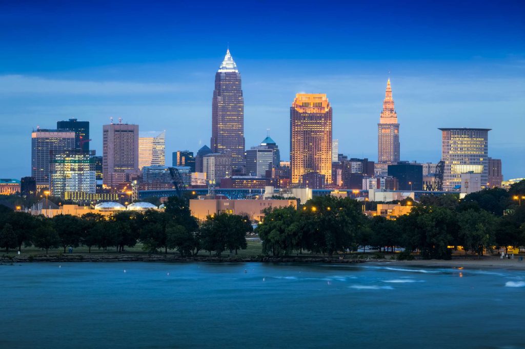 Scenic picture of Warrensville Heights city skyline