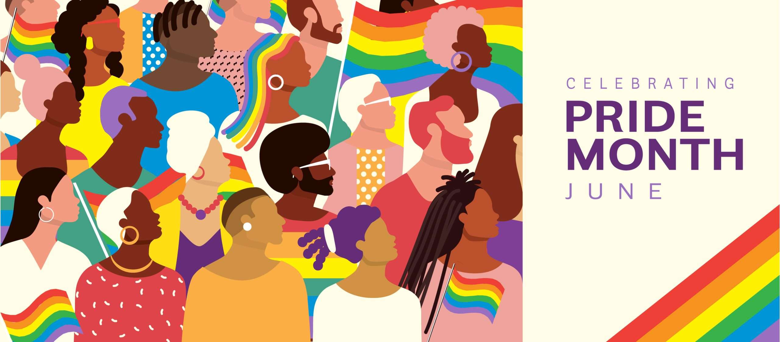 Graphic Celebrating Pride month