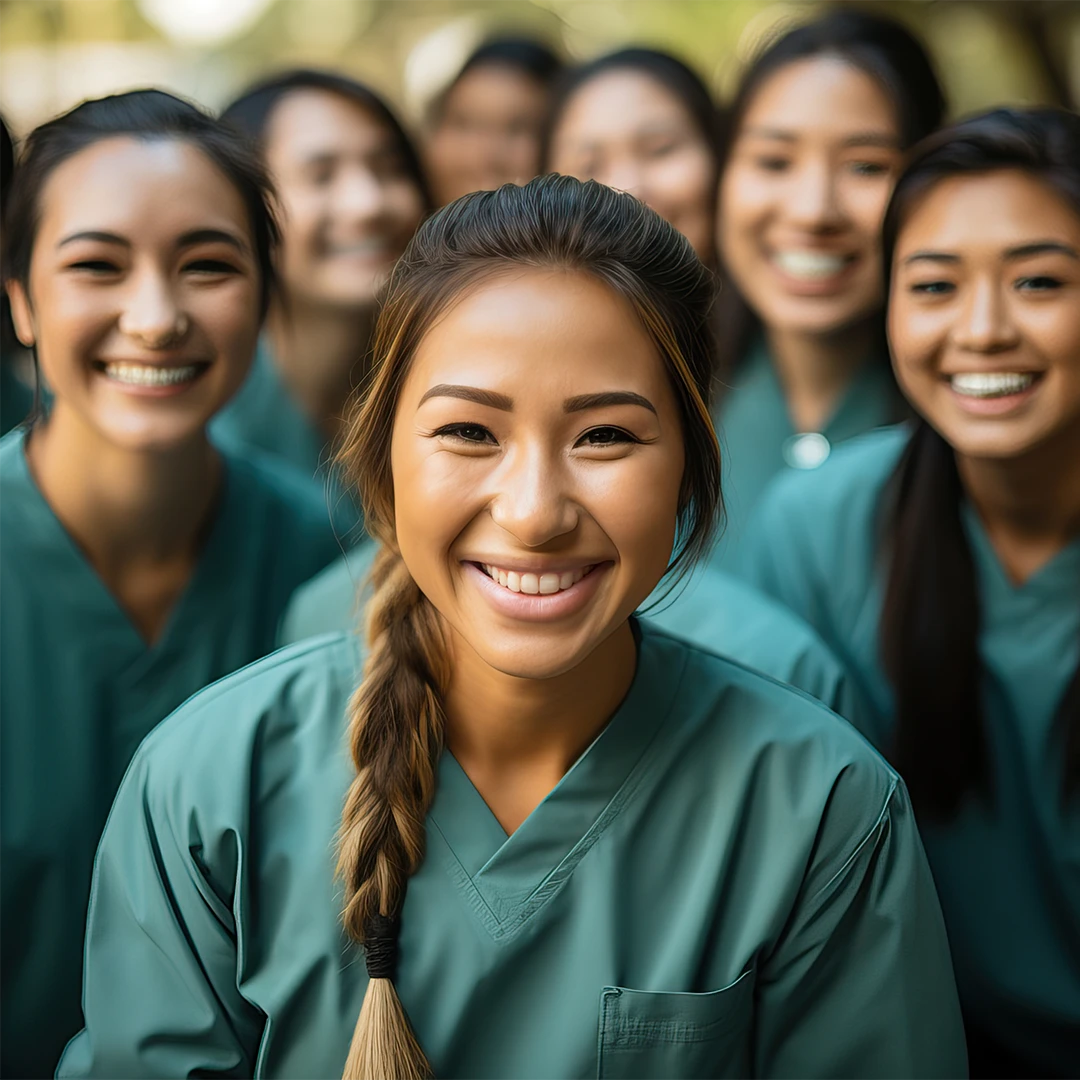 group of nurses image