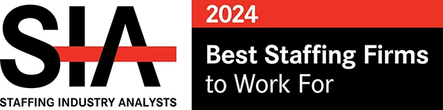 Staffing Industry Analysis 2024 award for Best Staffing Firms to Work For