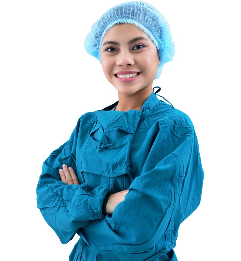 Philippino Nurse Smiling