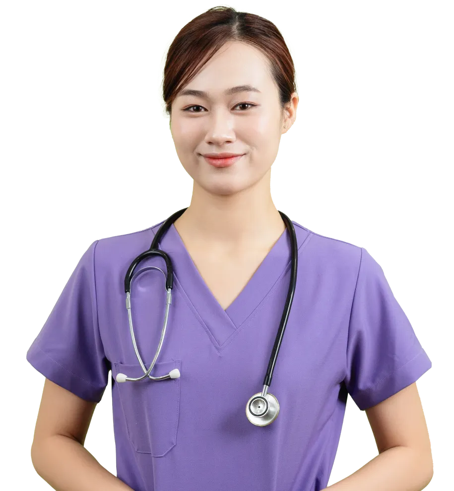 Asian Nurse Smiling
