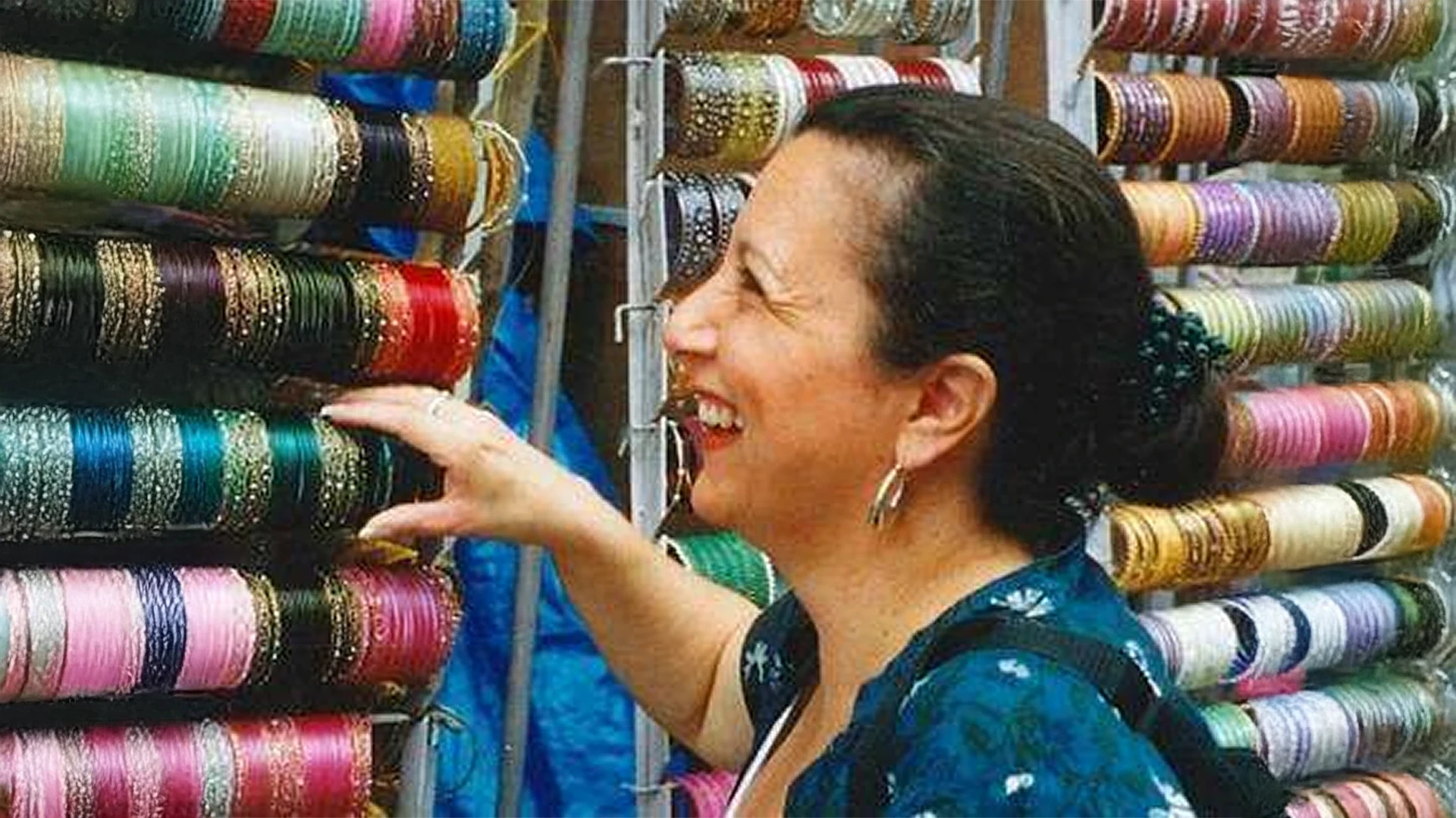 Picture of Patty Jeffrey on her trip to India